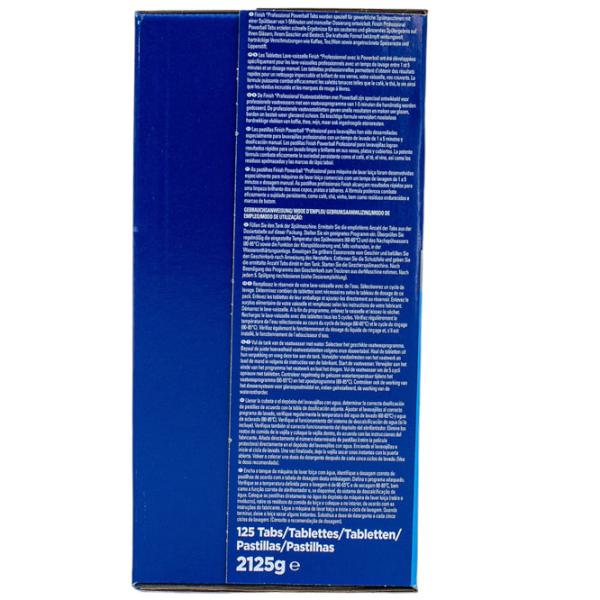 Capsule FINISH Powerball Professional 125 tab comprimate / pentru îndepărtarea resturilor alimentare de pe vase photo 4