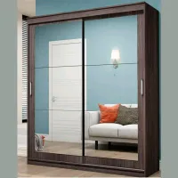 Dulap pentru haine Glisant Astrid-Mebel Alianța 61.5 x 65.5 x 79.5 / PAL / Ancorn întunecat photo 2