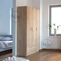 Dulap Clasic KompaniT 13 90 x 46.4 x 195 / PAL / Stejar Sonoma photo 2