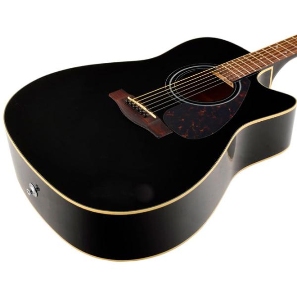 Chitară acustică Yamaha FX370C BL 4/ 4, Dreadnought, Black photo 4