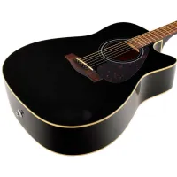 Chitară acustică Yamaha FX370C BL 4/ 4, Dreadnought, Black photo 4