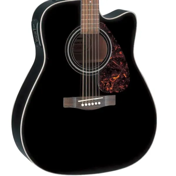 Chitară acustică Yamaha FX370C BL 4/ 4, Dreadnought, Black photo 6