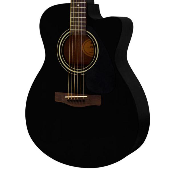Chitară acustică Yamaha FS100C BLK 4/4, Dreadnought, Black photo 4