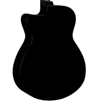 Акустическая гитара Yamaha FS100C BLK 4/4, Dreadnought, Черный photo 7