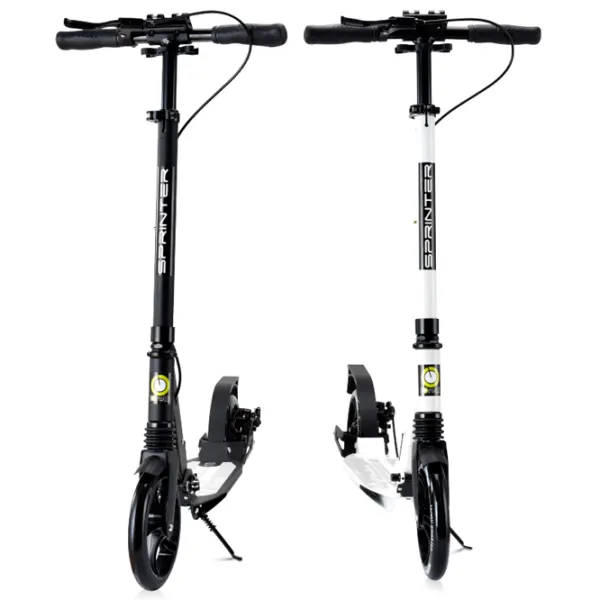 Trotinetă pentru copii cu două roți Lorelli Sprinter (10390120001) 100 kg/ Black photo 6