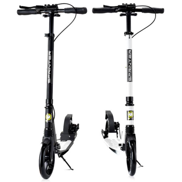 Trotinetă pentru copii cu două roți Lorelli Sprinter (10390120001) 100 kg/ Black photo 6