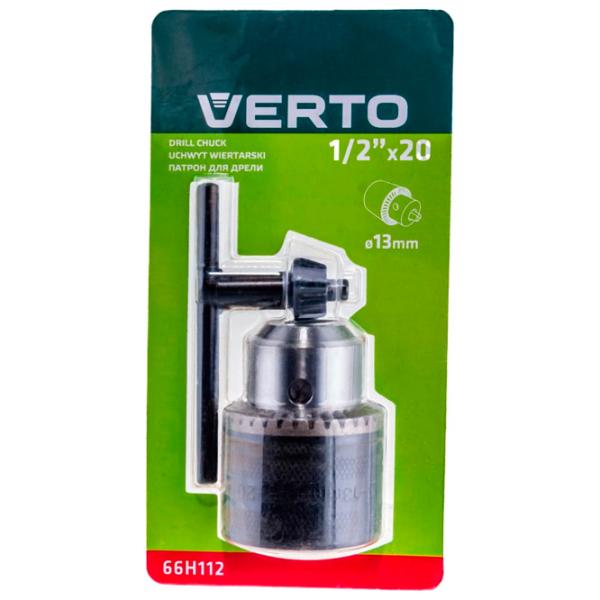 Патрон с ключем Verto 66H112 Cталь photo 4 Патрон с ключем Verto 66H112 Cталь photo 4
