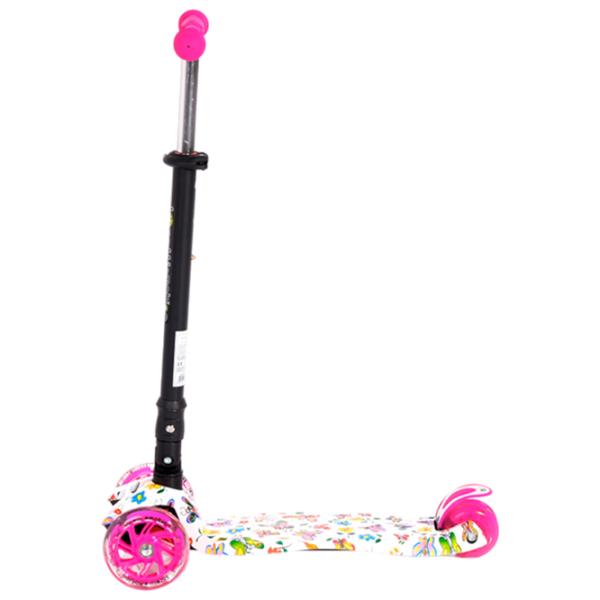 Trotinetă pentru copii cu trei roți Lorelli Rapid (10390040011) 50 kg/ Pink photo 3