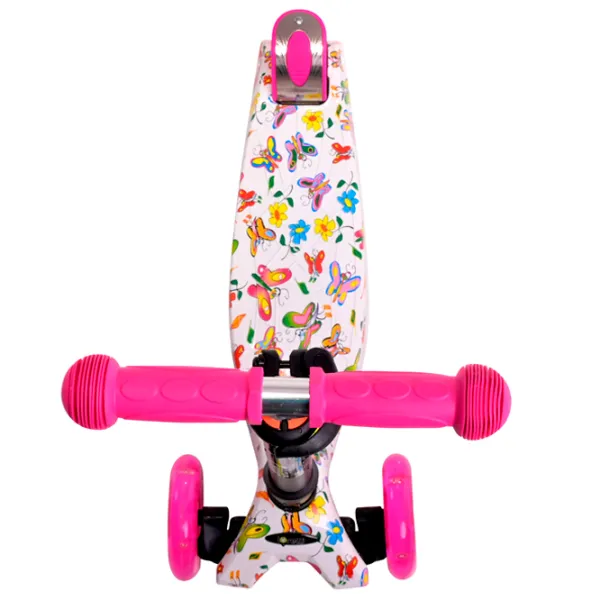 Trotinetă pentru copii cu trei roți Lorelli Rapid (10390040011) 50 kg/ Pink photo 4