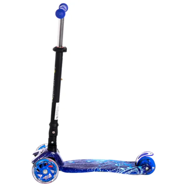 Детский трёхколёсный самокат Lorelli Rapid (10390040012) 50 кг/ Синий photo 3