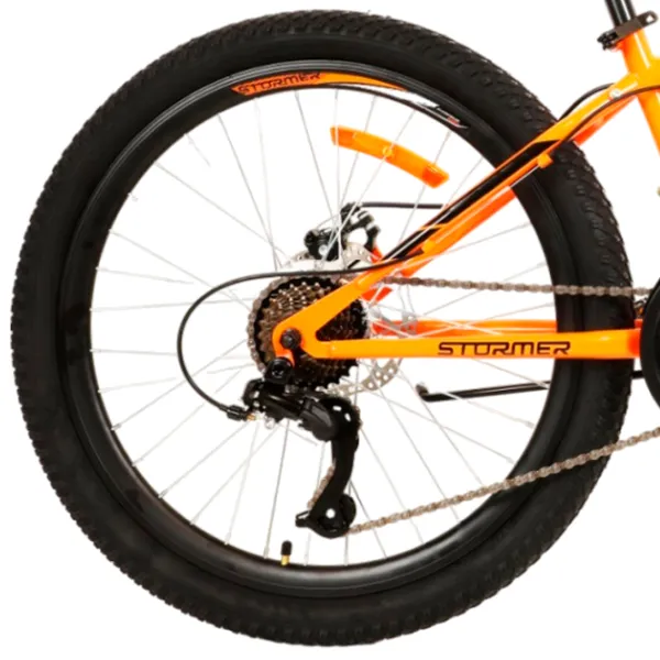 Bicicletă Stormer Forest 24" 14" Aluminiu/ Orange Black photo 2 Bicicletă Stormer Forest 24" 14" Aluminiu/ Orange Black photo 2