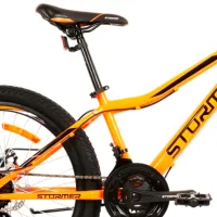 Велосипед Stormer Forest 24" 14" Алюминий/ Оранжевый Черный photo 3