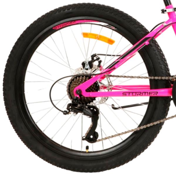 Bicicletă Stormer Forest 24" 14" Aluminiu/ Pink Black photo 2 Bicicletă Stormer Forest 24" 14" Aluminiu/ Pink Black photo 2