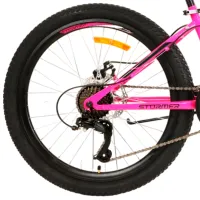Велосипед Stormer Forest 24" 14" Алюминий/ Розовый Черный photo 2