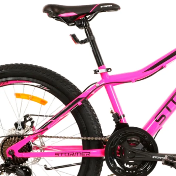 Bicicletă Stormer Forest 24" 14" Aluminiu/ Pink Black photo 3 Bicicletă Stormer Forest 24" 14" Aluminiu/ Pink Black photo 3
