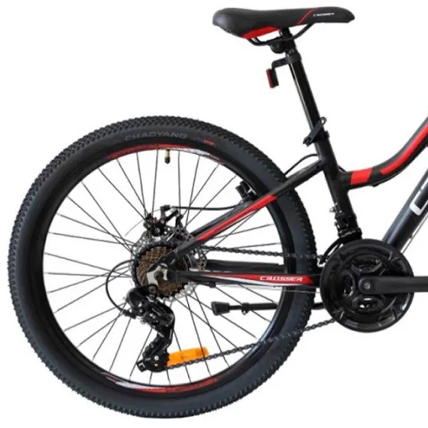 Bicicletă Crosser Levin 26" 13" Aluminiu/ Black Red photo 2