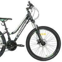 Bicicletă Crosser Levin 26" 13" Aluminiu/ Black Green photo 3