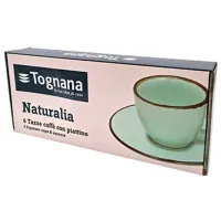 Набор чашек Tognana Naturali Acquaviv 100 мл/ Керамика/ Зелёный photo 2