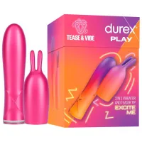 Vibrator Durex Tease Bunny Pink photo 2