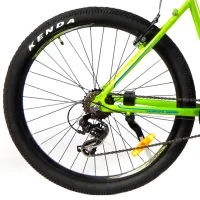Велосипед Crosser Legion 24" 13" Алюминий/ Зелёный Черный photo 2