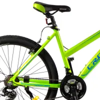 Велосипед Crosser Legion 24" 13" Алюминий/ Зелёный Черный photo 3