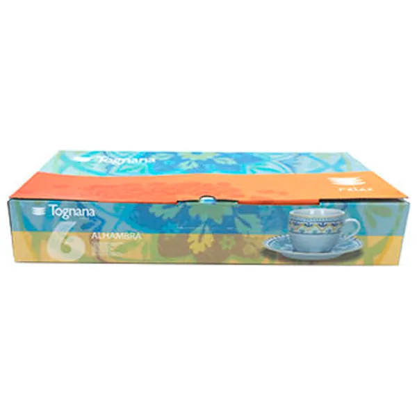 Set de căni Tognana Alhambra 200 ml/ Ceramică/ Multicolor photo 4