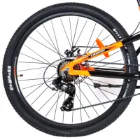 Велосипед Crosser Legion 24" 13" Алюминий/ Оранжевый Черный photo 2