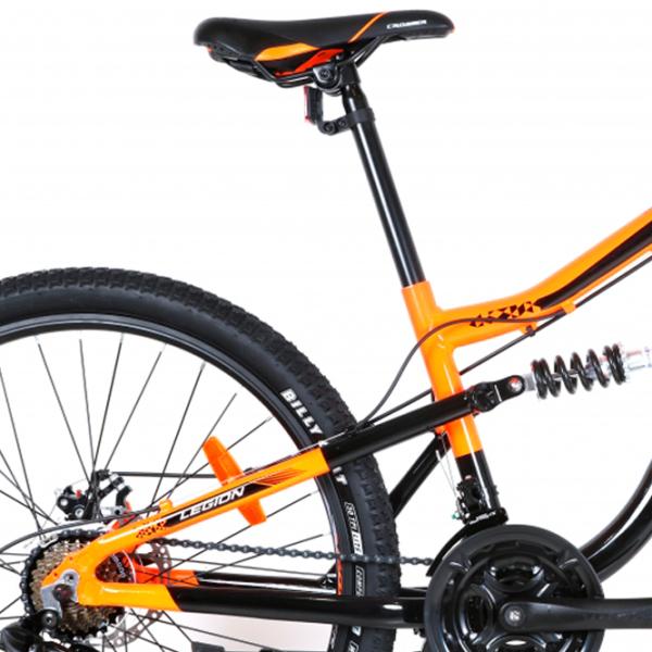 Bicicletă Crosser Legion 24" 13" Aluminiu/ Orange Black photo 3 Bicicletă Crosser Legion 24" 13" Aluminiu/ Orange Black photo 3