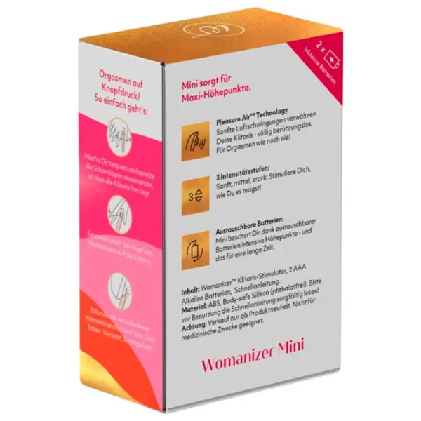 Вибростимулятор Womanizer Mini 07529320000 Красный photo 5 Вибростимулятор Womanizer Mini 07529320000 Красный photo 5