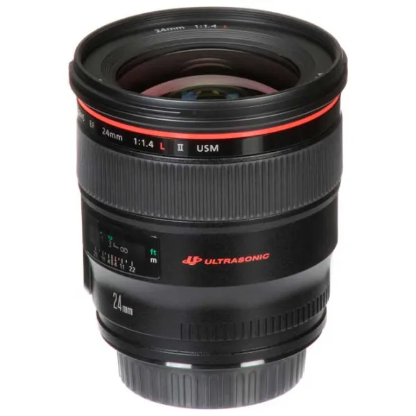 Объектив Canon EF 24 mm f/ 1.4 L II USM Черный photo 2
