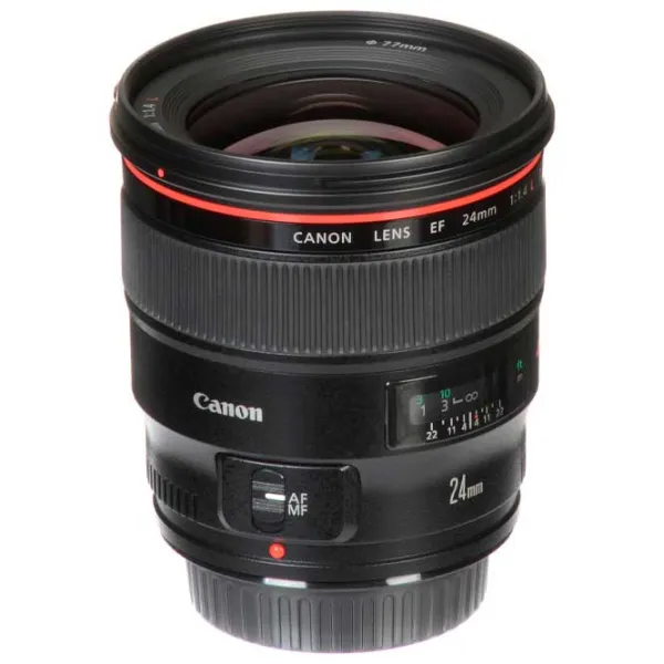 Объектив Canon EF 24 mm f/ 1.4 L II USM Черный photo 3