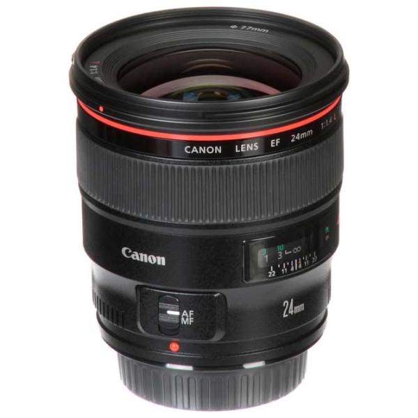Объектив Canon EF 24 mm f/ 1.4 L II USM Черный photo 3