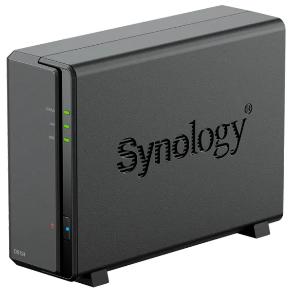 Сетевое хранилище Synology DS124 Черный photo 2