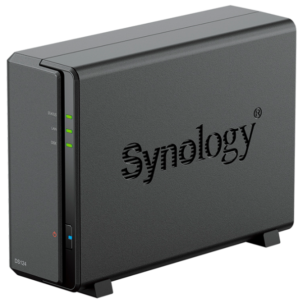 Сетевое хранилище Synology DS124 Черный photo 2