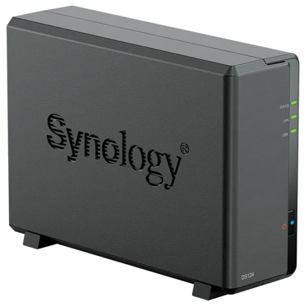 Сетевое хранилище Synology DS124 Черный photo 6