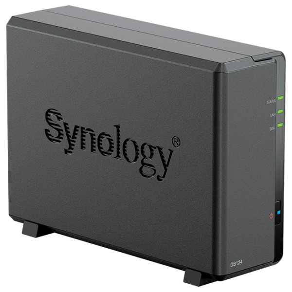 Сетевое хранилище Synology DS124 Черный photo 6