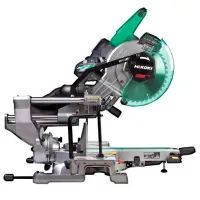 Fierăstrău pentru tăieri înclinate Hikoki C3610DRAW4Z 255 mm/ Green photo 3