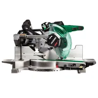 Fierăstrău pentru tăieri înclinate Hikoki C3610DRAW4Z 255 mm/ Green photo 4
