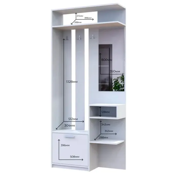 Dulap pentru antreu Magnus Riviera  photo 2