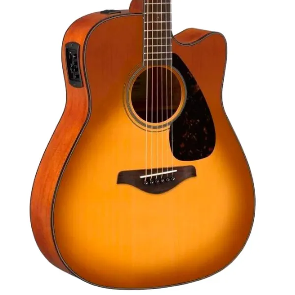 Акустическая гитара Yamaha FGX800C SB 4/ 4, Dreadnought, Sunburst photo 4
