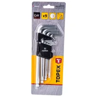 Set de chei hexagonale Topex 35D957 Cantitatea în set: 9 buc. photo 7