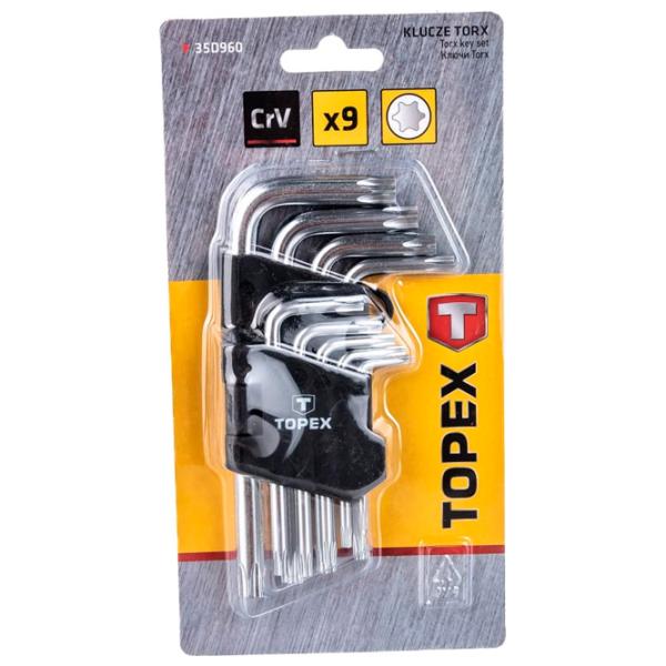 Set de chei hexagonale Topex 35D960 Cantitatea în set: 9 buc. photo 15 Set de chei hexagonale Topex 35D960 Cantitatea în set: 9 buc. photo 15