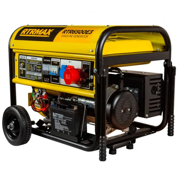 Generator de curent RTRMAX RTR6500E3 220 - 380 V Benzină/ 5 kW photo 3