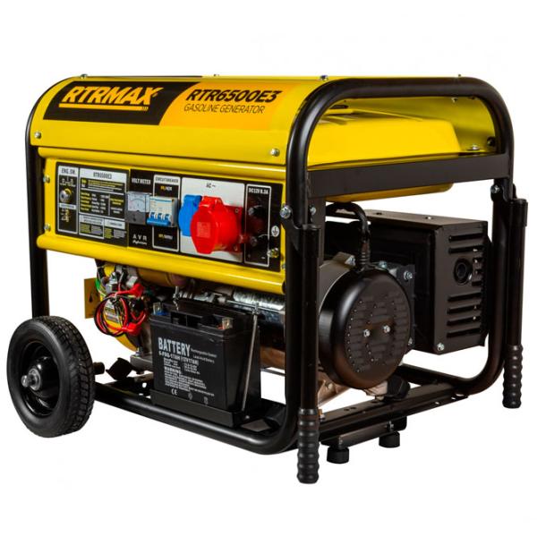 Generator de curent RTRMAX RTR6500E3 220 - 380 V Benzină/ 5 kW photo 3