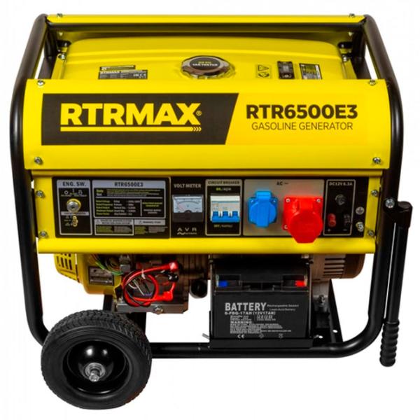 Generator de curent RTRMAX RTR6500E3 220 - 380 V Benzină/ 5 kW photo 4
