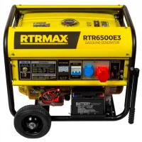 Generator de curent RTRMAX RTR6500E3 220 / 380 V Benzină / 5 kW photo 4