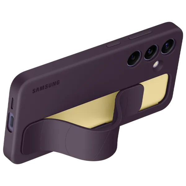 Чехол для смартфона Samsung Galaxy S24 Samsung/ Standing Cover/ ТПУ/ Dark Фиолетовый photo 4 Чехол для смартфона Samsung Galaxy S24 Samsung/ Standing Cover/ ТПУ/ Dark Фиолетовый photo 4
