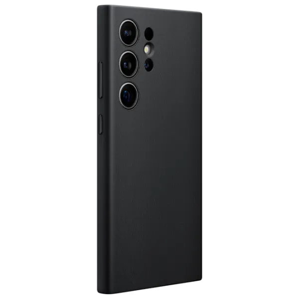 Husă pentru smartphone Samsung Galaxy S24 Ultra Samsung/ Back/ Piele ecologică/ Black photo 3