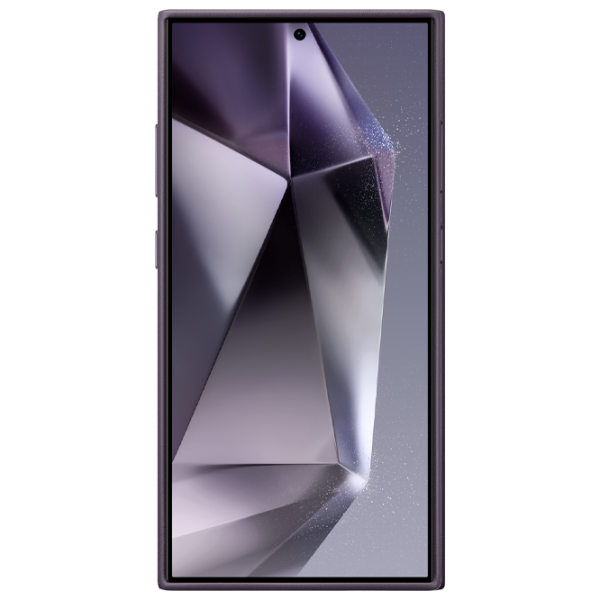 Husă pentru smartphone Samsung Galaxy S24 Ultra Samsung/ Back/ Piele ecologică/ Dark Violet photo 2