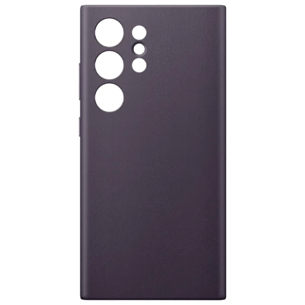 Husă pentru smartphone Samsung Galaxy S24 Ultra Samsung/ Back/ Piele ecologică/ Dark Violet photo 4